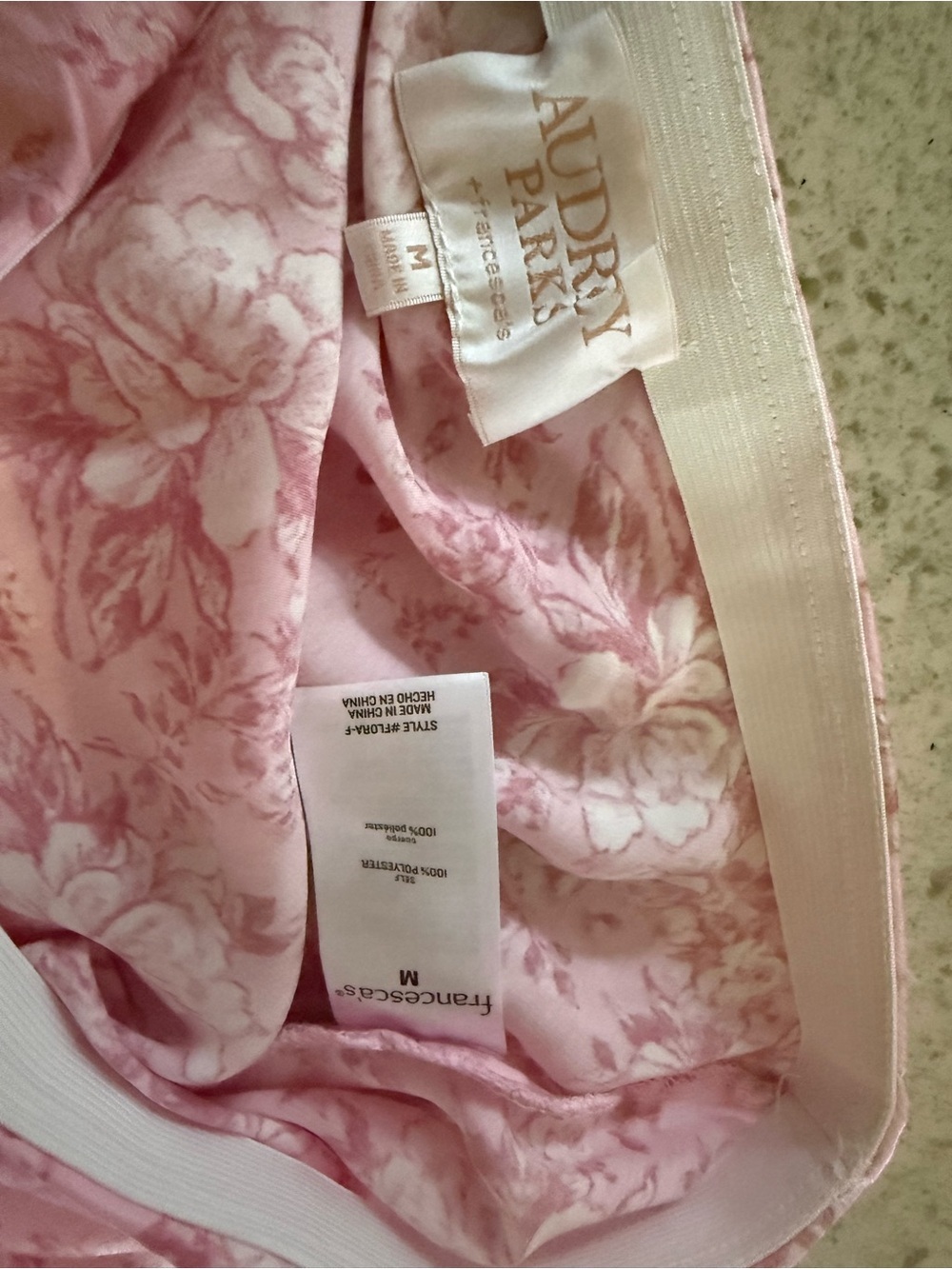 Audrey Paris Francesca’s Pink Floral Maxi Skirt M - Picture 3 of 5